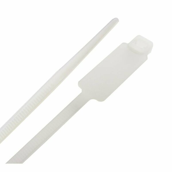 Xle Cable Ties CABLETIE W/TAG 8 in.50#WHT M-S-200-8-N25